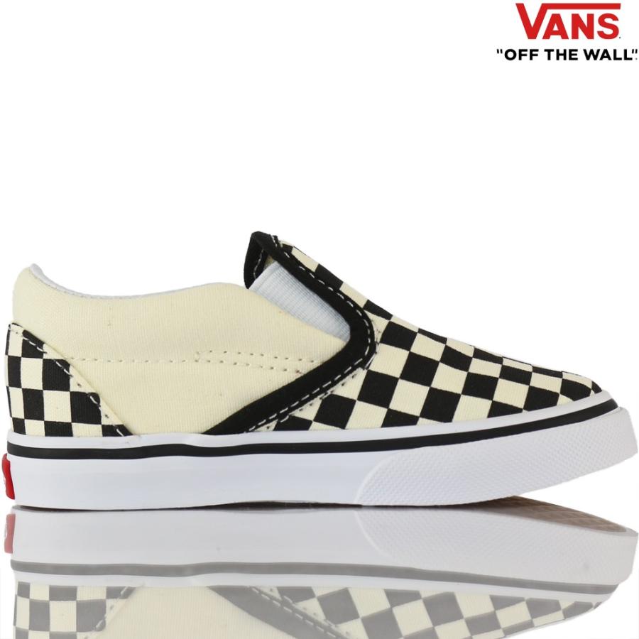 Vans バンズ キッズ シューズ 靴 スリッポン チェック 子供 トドラー｜cutback2｜02