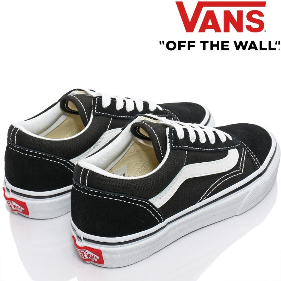 Vans バンズ キッズ スニーカー Kids Old Skool Black / True White 18.5-22cm オールドスクール ヴァンズ 子供 靴 シューズ｜cutback2｜05