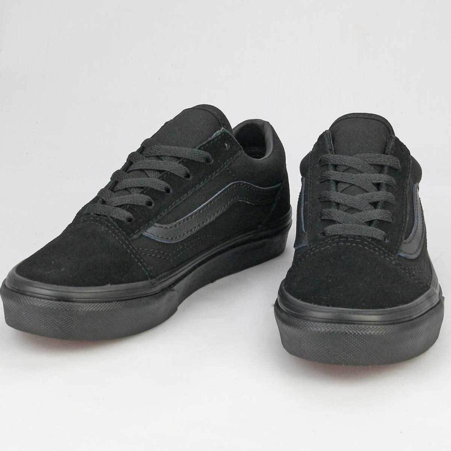 USA企画 バンズ キッズ 19-21cm Vans Kids Old Skool Black オールドスクール スエード スケボー スケートボード シューズ 靴 黒 ブランド US企画 ファッション｜cutback2｜05