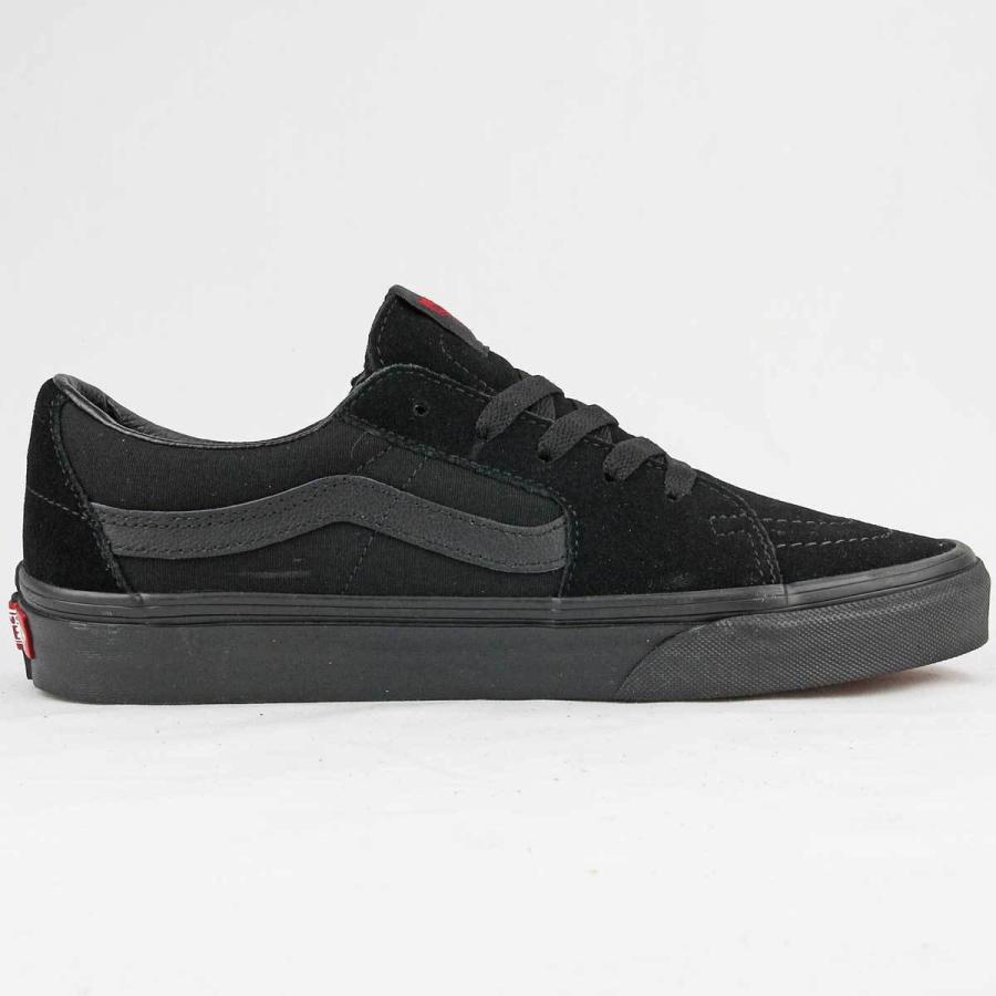 USA企画 バンズ スケートロー スエード スニーカー Vans SK8 Low Black 黒 ストリート スケートボード スケシュー BMX メンズ 靴 並行輸入 ブラック｜cutback2｜04