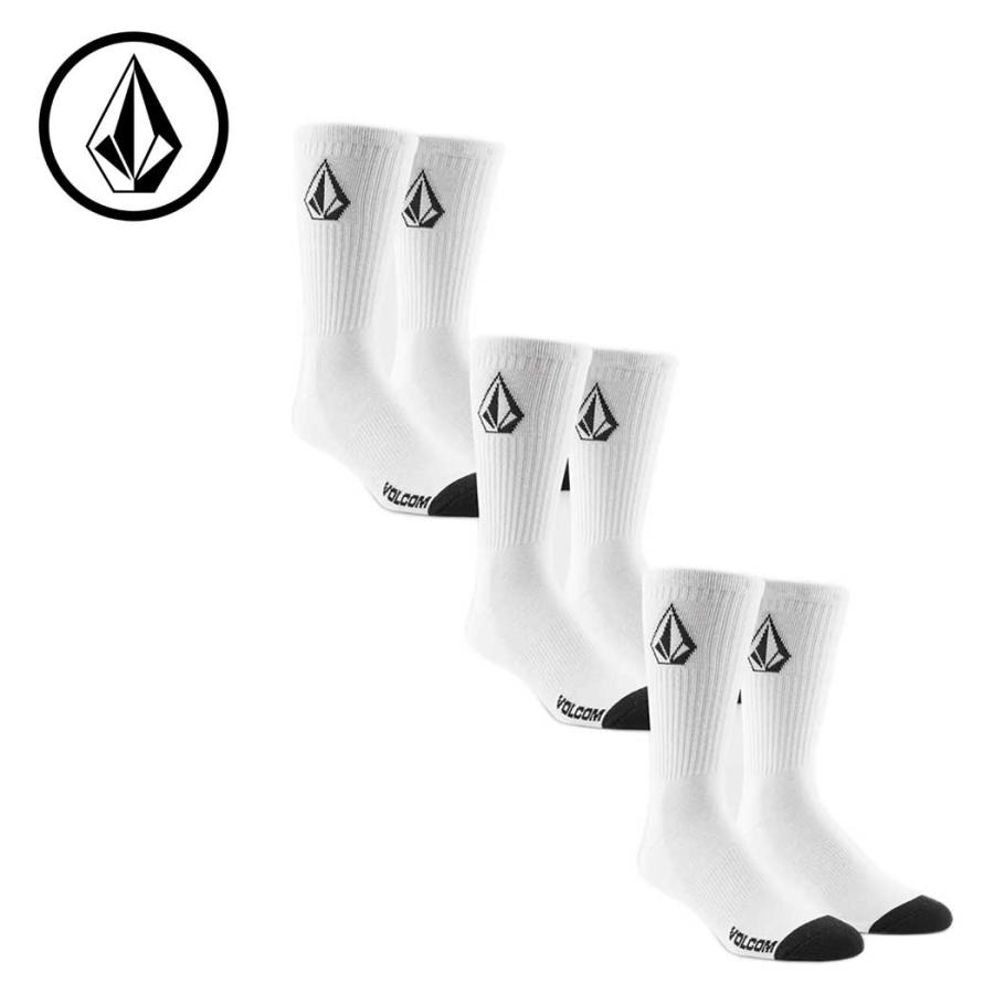 ボルコム 靴下 ソックス 3足セット フルストーンソックス Volcom Full Stone Sock 3 Pack スケボー スノーボード サーフィン 人気 ブランド | VOLCOM | 03