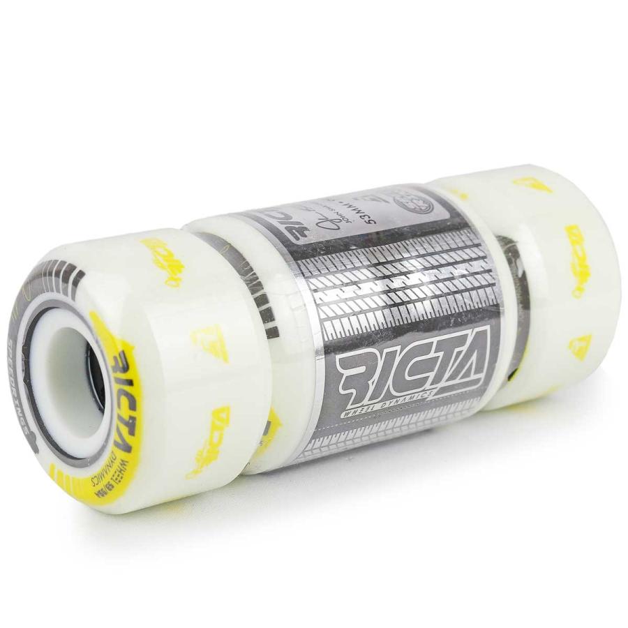 リクタ 53mm 99a スケボー ウィール Ricta Wheels Pro John Shanahan 白 スケートボード タイヤ ブランド スケボーウィール | ブランド登録なし | 01