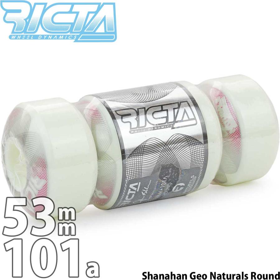リクタ 53mm 101a スケボー ウィール Ricta Pro Shanahan Geo Naturals Round Skateboard Wheels スケートボード タイヤ ブランド スケボーウィール | ブランド登録なし