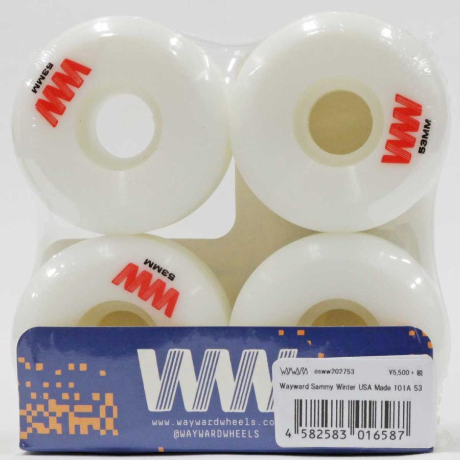 ウェイワード 53mm 101a スケボー ウィール Wayward Pro Sammy Winter Funnel Shape Wheels プロ コニカル ハード ストリート パーク スケートボード タイヤ | ブランド登録なし | 03