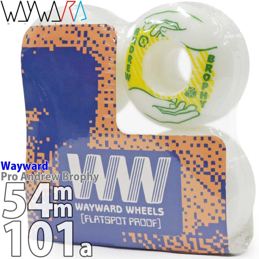 ウェイワード 54mm 101a スケボー ウィール Wayward Pro Brophy Round Cut Shape Wheels プロ ラウンドカット ハード ストリート スケートボード タイヤ | ブランド登録なし