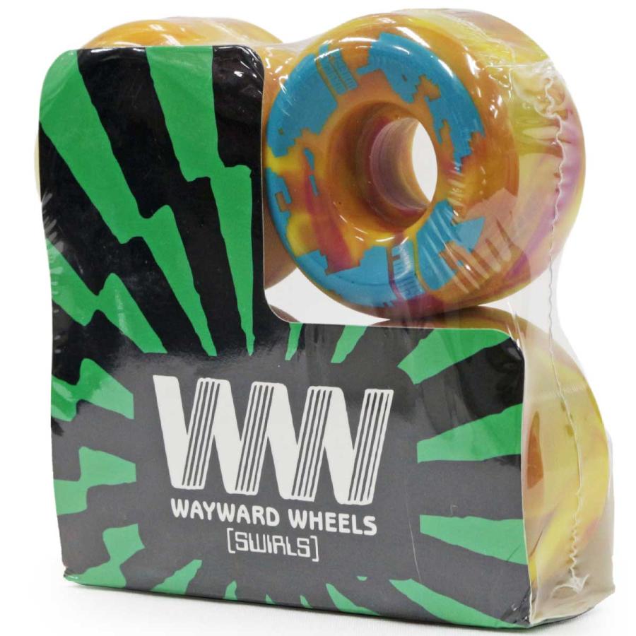 ウェイワード 52mm 103a スケボー ウィール Wayward Team Swirl Formula Funnel Shape Wheels コニカル ハード ストリート スケートボード タイヤ | ブランド登録なし | 01