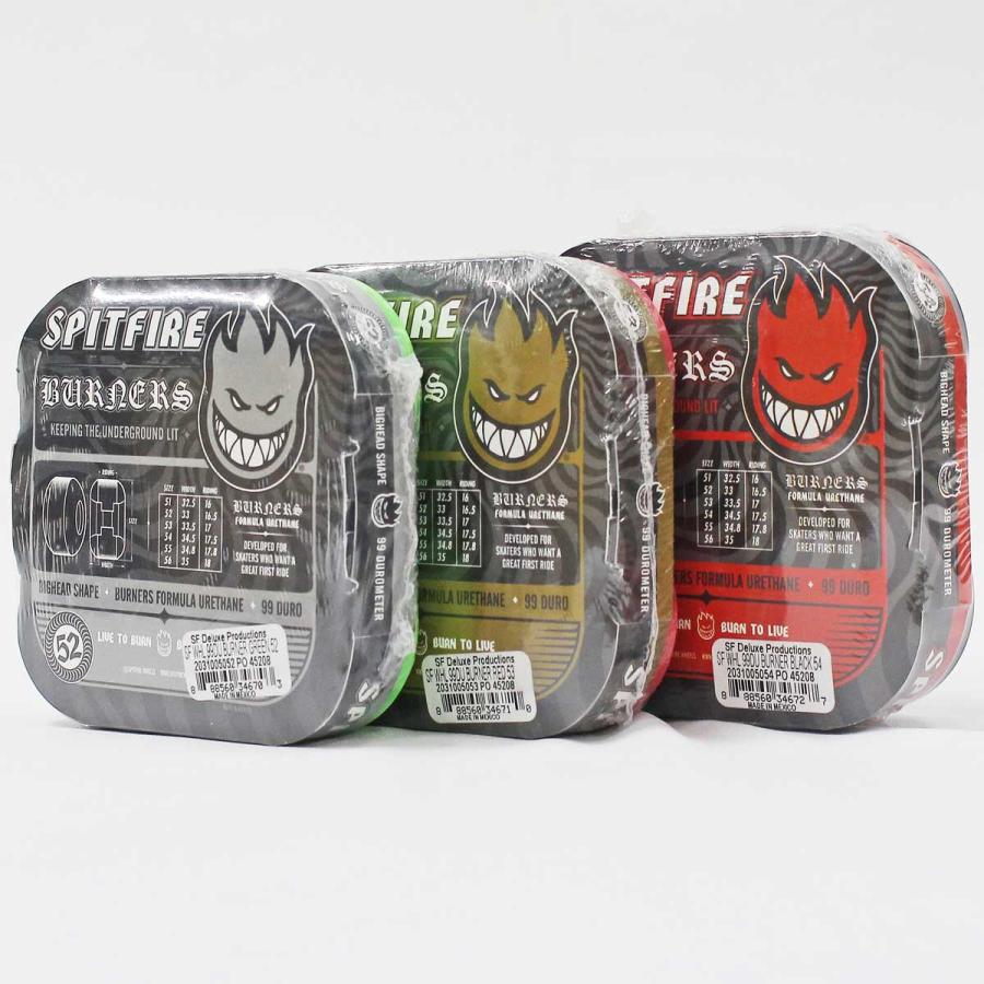 スピットファイア Burners 99D Bigheadl スケボー ウィール Spitfire Wheels Burners Colors 52 53 54 56ｍｍ スケートボード ハード ストリート パーク タイヤ | SPITFIRE WHEELS | 07