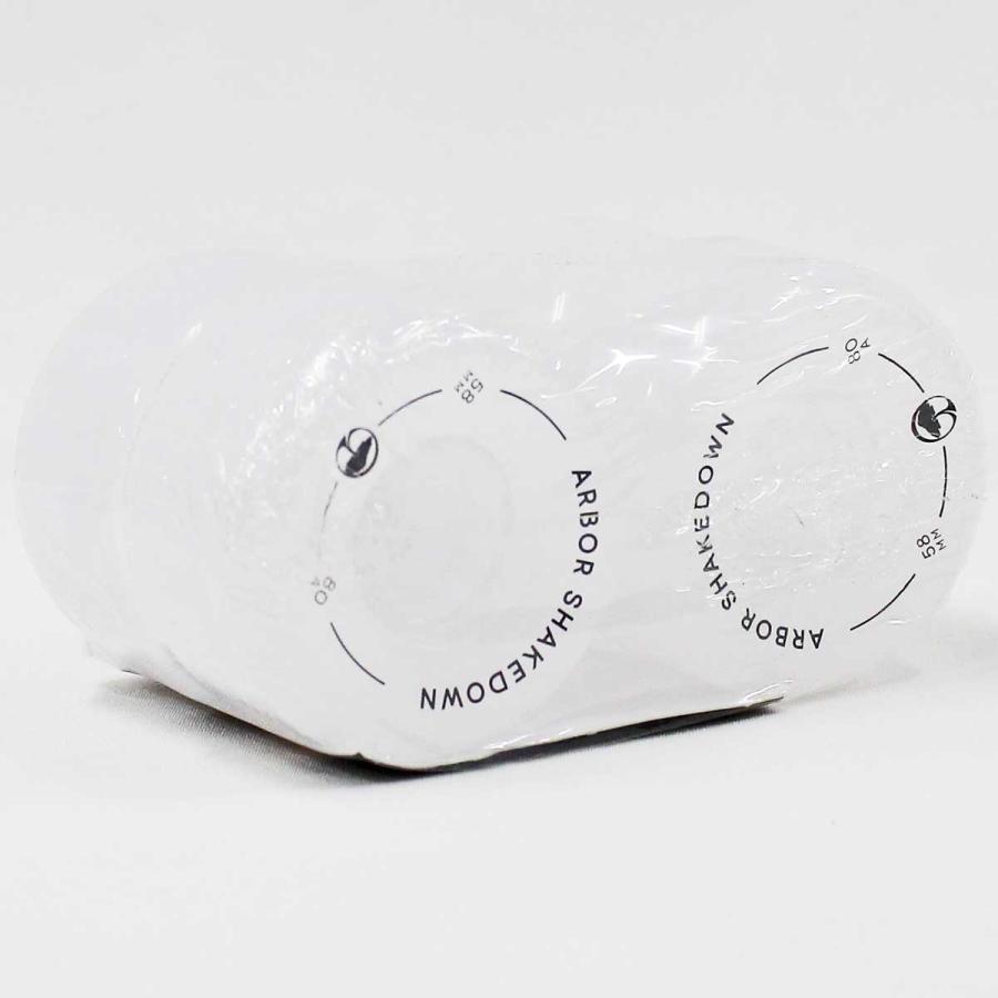 アーバー 58ｍｍ 80A スケボー ソフトウィール Arbor Shakedown White Wheel スケートボード クロスカットフォーミュラ ソフト タイヤ | Arbor | 02
