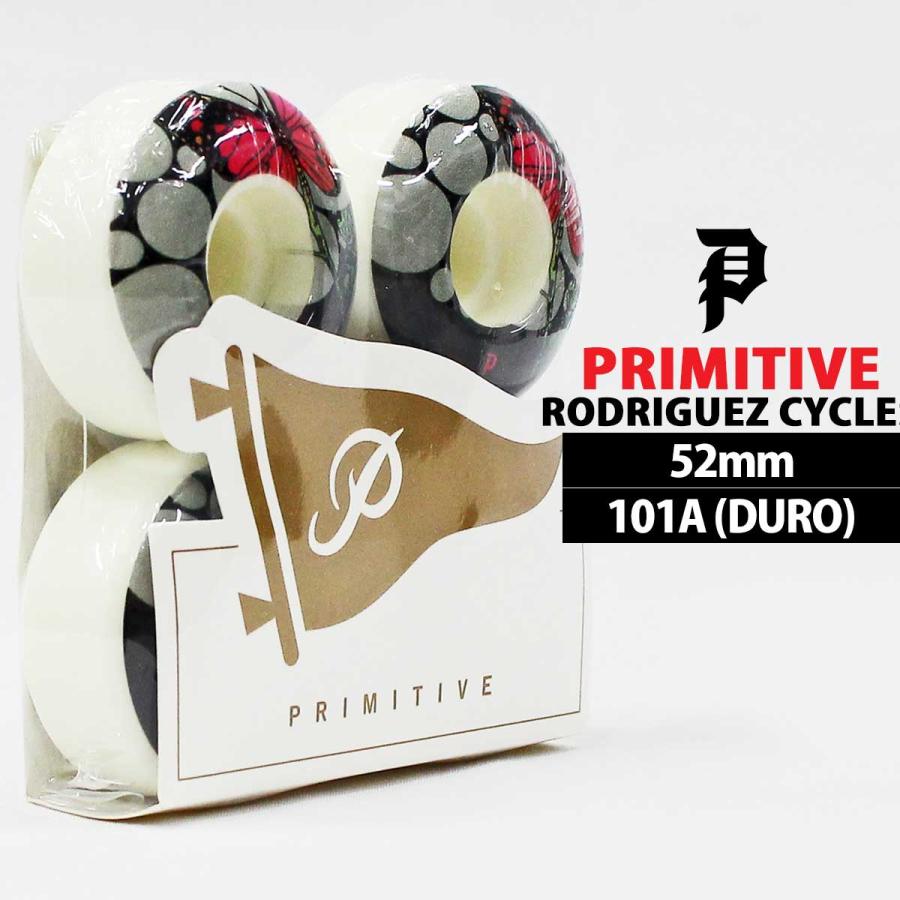 プリミティブ  52mm 101a スケボー ウィール Primitive Rodriguez Cycles Wheel スケートボード クラシック ハード タイヤ | PRIMITIVE
