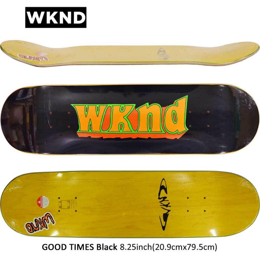 国産品 Wked 8 25 インチ スケボー デッキ ウィークエンド スケートボード Good Times Black かっこいい おすすめ 人気 ブランド Materialworldblog Com