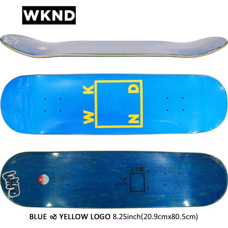 WKND 8.25インチ スケボー デッキ ウィークエンド スケートボード Blue