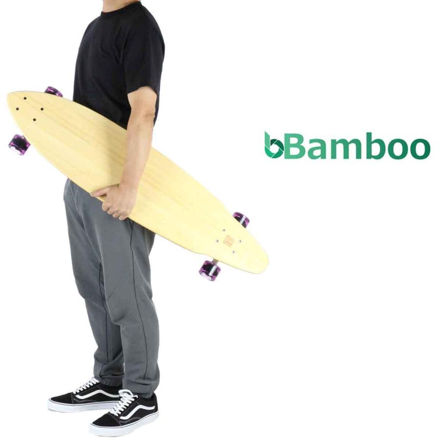 スケボー サーフスケート 9 375インチ 98 5cm ロングスケートボード ロンスケ Bamboo Square Tail Long 人気 おすすめ 竹 バンブーデッキ コンプリート 初心者 Woodycutback26 スケートボード専門店カットバック 通販 Yahoo ショッピング