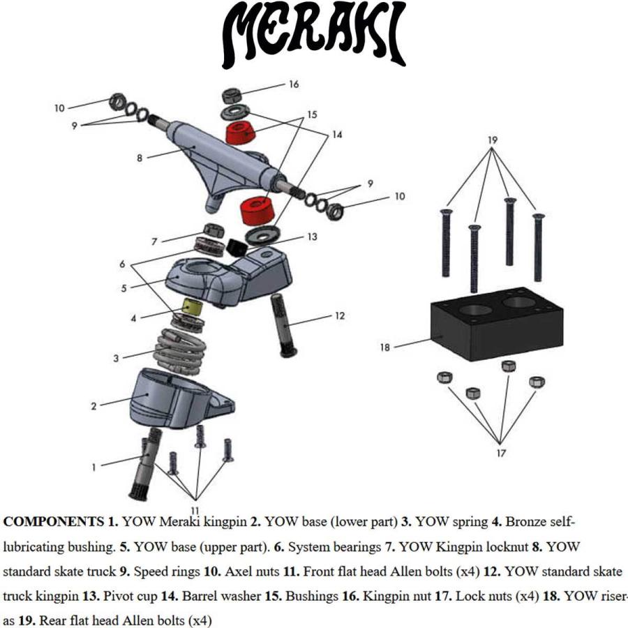 YOW 33 Pukas RVSH Meraki S5 ヤウ サーフスケート プカス メラキ スケボー スケートボード コンプリート Surfskate 2021 スケート RVSH