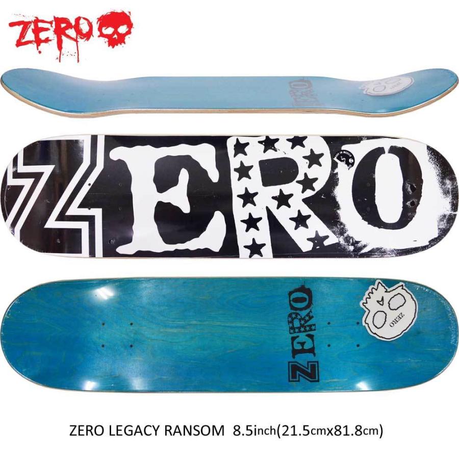 Zero スケボー デッキ 8 5 ゼロ スケートボード Skateboard Legacy Ransom レガシーランサム 初心者 おすすめ 人気 かっこいい Zero 133 スケートボード専門店カットバック 通販 Yahoo ショッピング