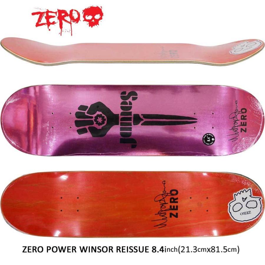 ゼロ 8.4インチ スケボー デッキ Zero Power Reissue Windsor ゼロ 8.4インチ スケボー デッキ Zero Power Reissue Windsor