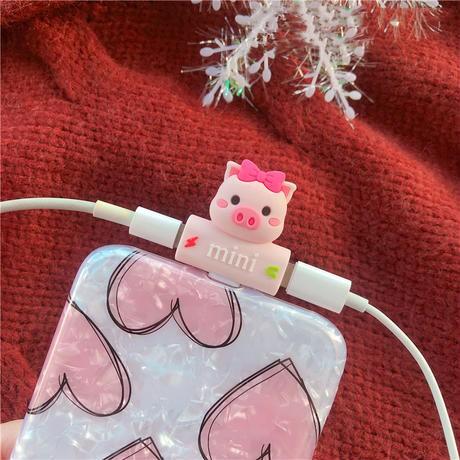 爆買 イヤホン 変換ケーブル ライトニング かわいい ながら 2in1 音楽