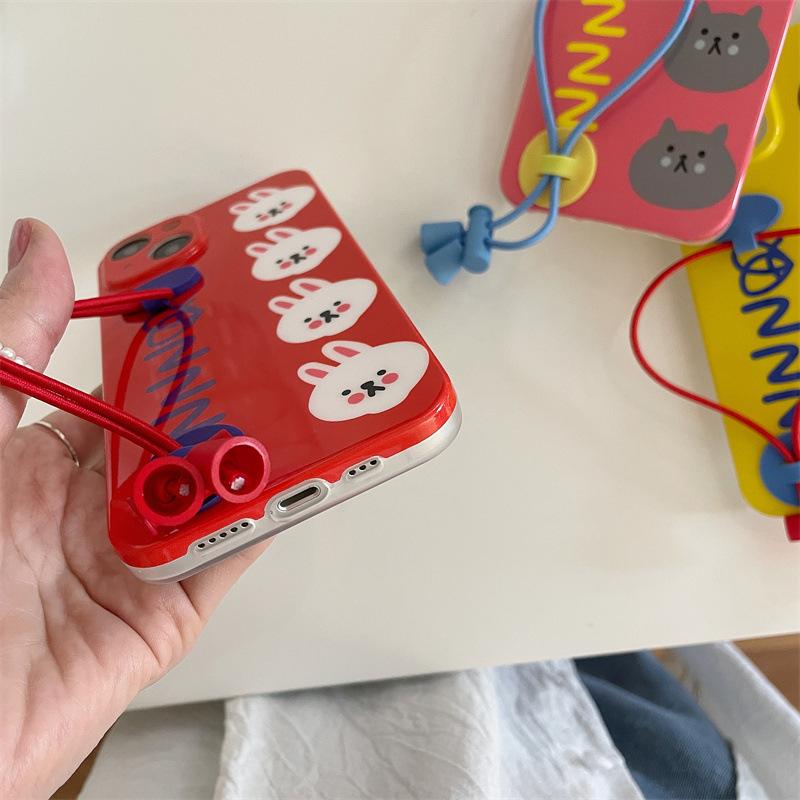 恐竜 クマ ウサギ 猫 キャラクター 落下防止 ゴムバンド 友達 お揃い