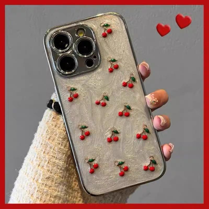 チェリー さくらんぼ 上品 高見え 艶 可愛い おしゃれ 立体デコ