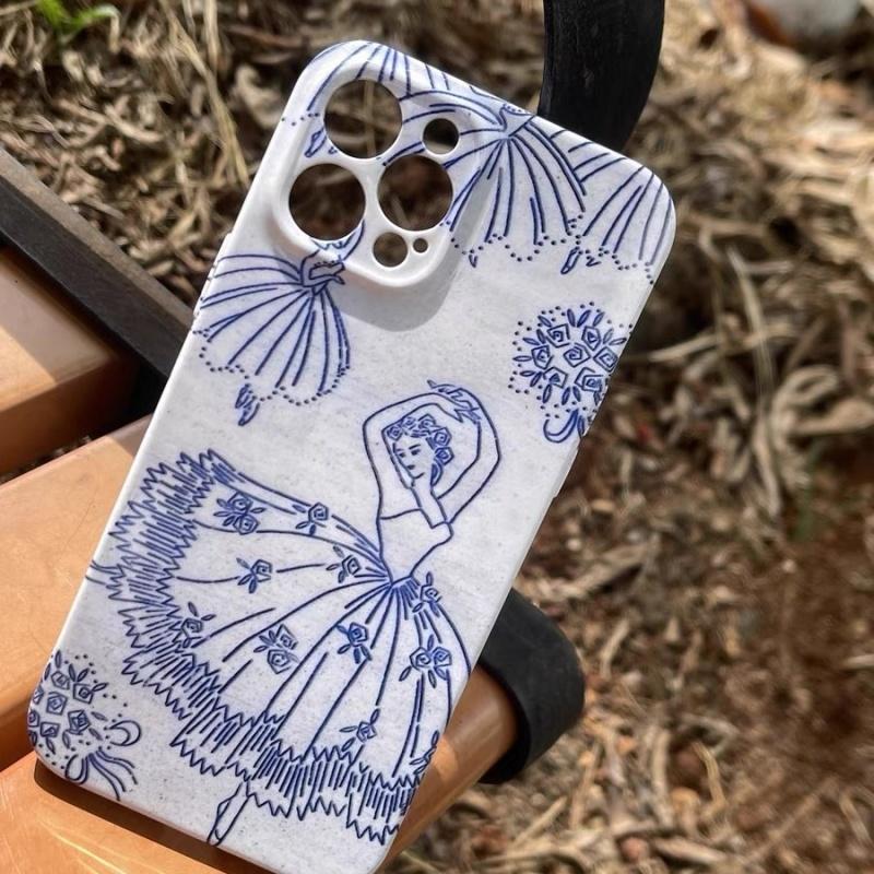 バレエ バレリーナ 踊る 大理石風 スマホケース 全機種 iPhoneケース