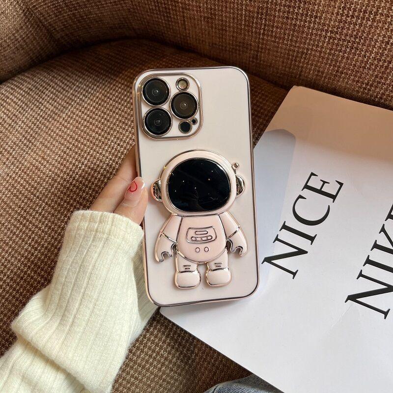 一部即納くすみカラーツヤ光沢立体宇宙飛行士宇宙流行スタンドかわいい