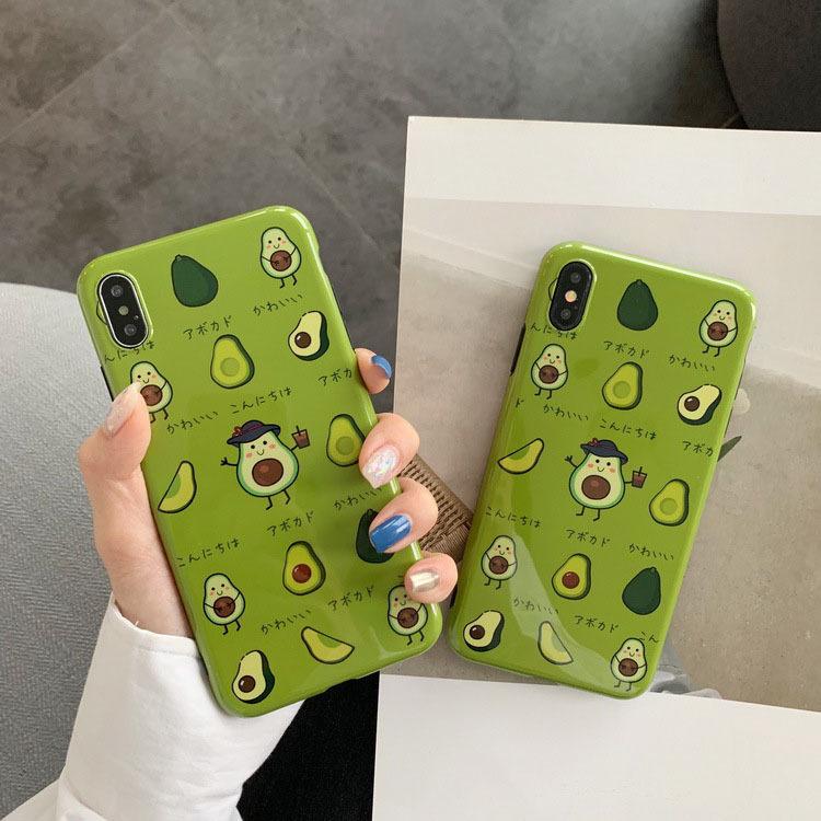 即納 かわいいアボカド スマホケース 携帯カバー 保護iphone7 8 Iphonex Xs T41 キュートハウス 通販 Yahoo ショッピング