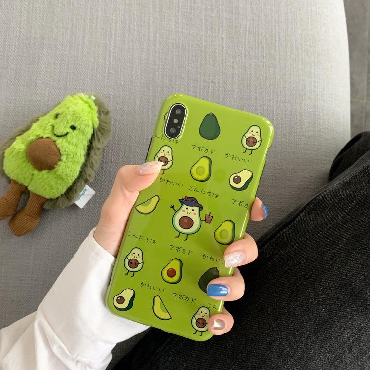 即納 かわいいアボカド スマホケース 携帯カバー 保護iphone7 8 Iphonex Xs T41 キュートハウス 通販 Yahoo ショッピング