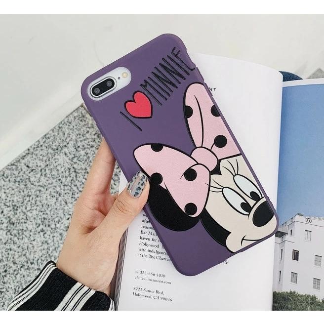 爆買 ミッキー ミニー パープル レッド 笑顔 希少 iPhone 7 / 8 iPhone 