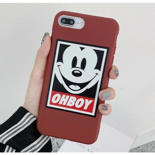 爆買 ミッキー ミニー パープル レッド 笑顔 希少 iPhone 7 / 8 iPhone