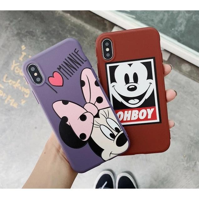 爆買 ミッキー ミニー パープル レッド 笑顔 希少 iPhone 7 / 8 iPhone 