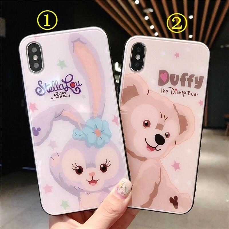 即納ダッフィー ステラルー 素敵な笑顔 スマホケース iphoneケース 耐