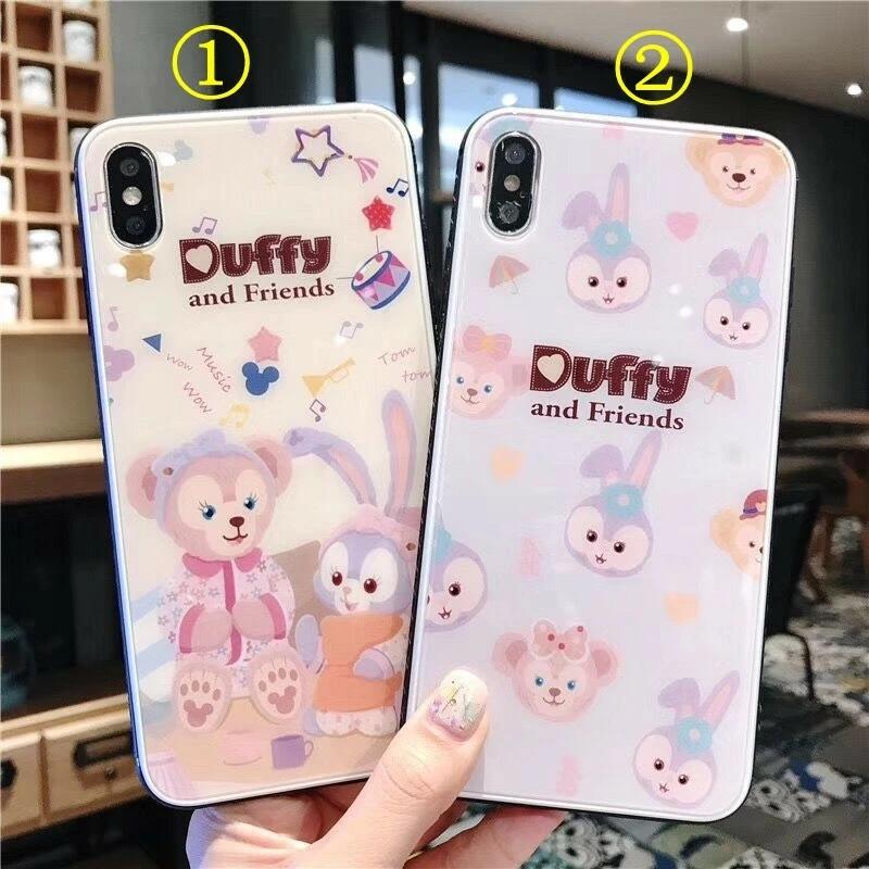 爆買ダッフィー シェリーメイ ステラルー お座り 顔写真 スマホケース