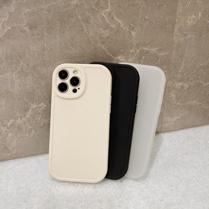 シンプル iPhoneケース 波型 シンプル ツヤ出し 3色展開 簡潔感 男女兼用 プレゼントギフト
