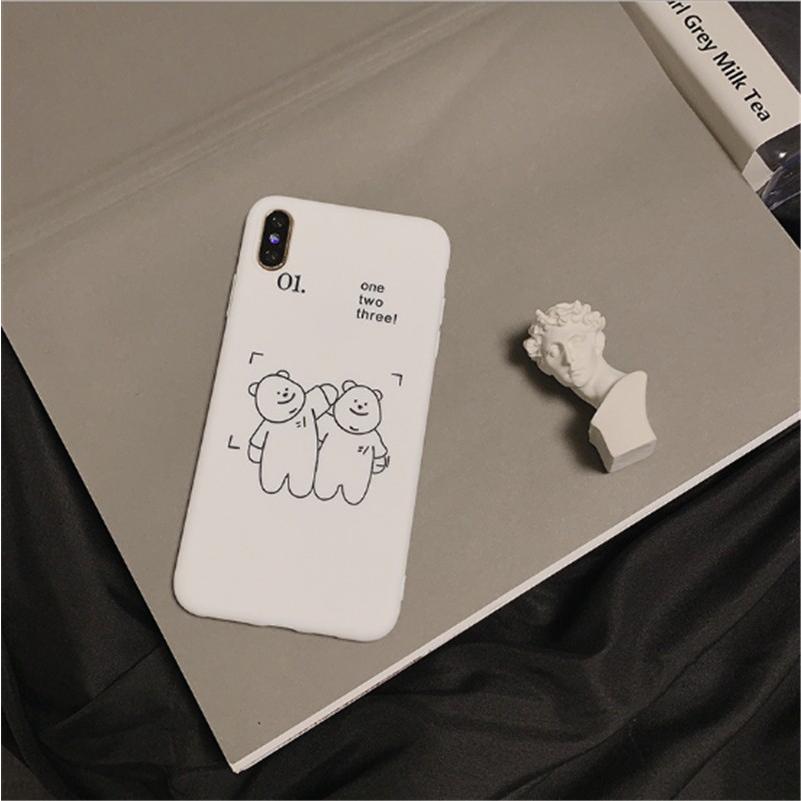 即納かわいい 長い猫 クマカップル スマホケース 携帯カバー シンプルiphone7 8 Iphonexr Iphone7plus 8plus Iphonex Xs Iphonexs Max Iphone11 Y193 キュートハウス 通販 Yahoo ショッピング