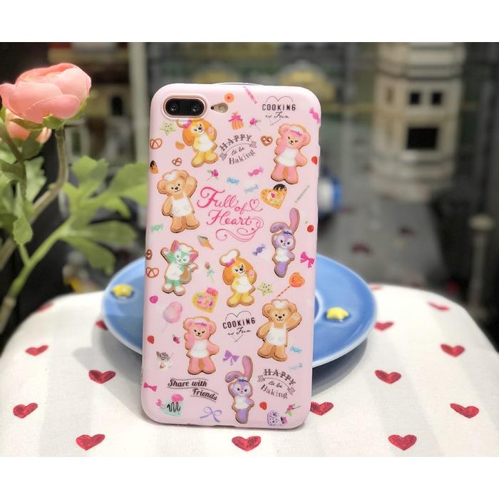 爆買ダッフィー楽しいクッキー happy to be baking 希少スマホケース