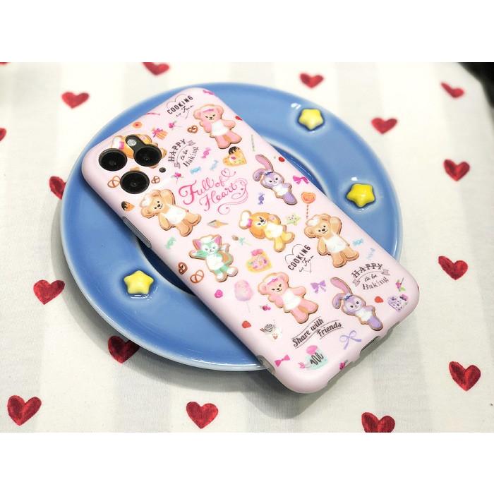 爆買ダッフィー楽しいクッキー happy to be baking 希少スマホケース