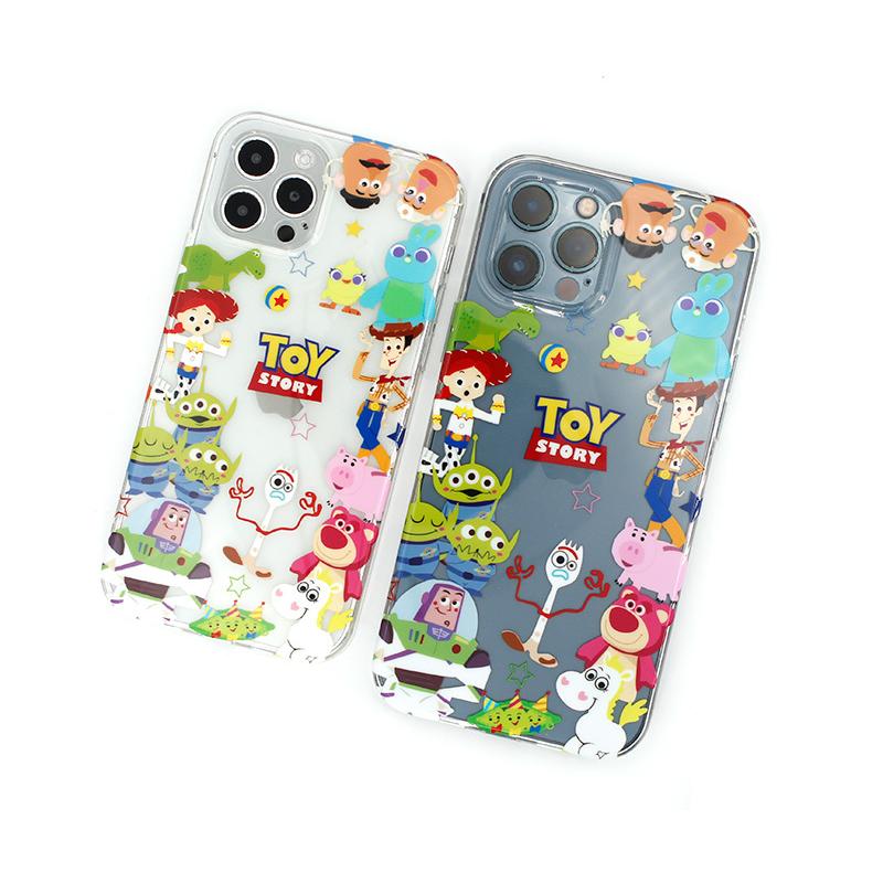 トイストーリー ウッディ バズ フォーキー 透明 スマホケースカバー