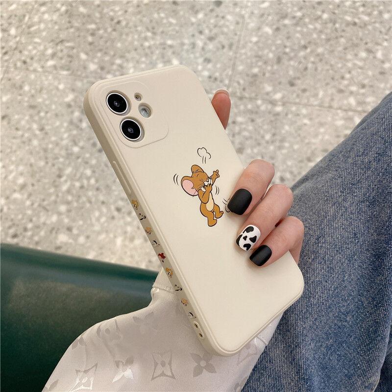 トムとジェリー側面絵柄付きtom&jerryおもしろい白黒iPhoneケース携帯ケーススマホケースiPhone12miniiPhone13mini全機種指紋防止iphone11/13/14/15｜cute-house｜06