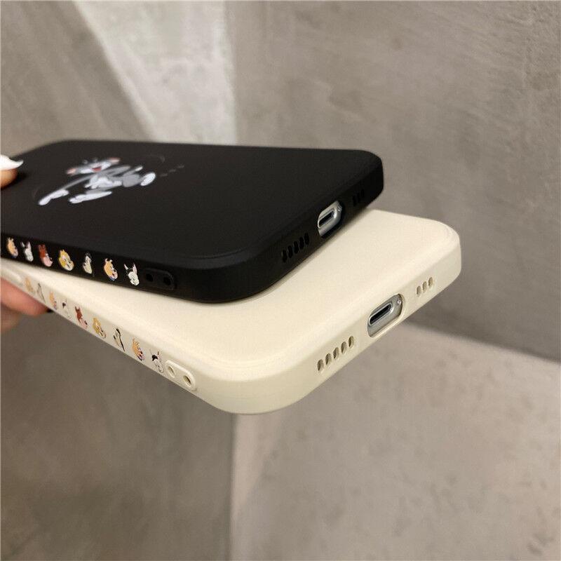 即納トムとジェリー 側面絵柄付き tomjerry おもしろい 白黒 iPhoneケース 携帯ケース 保護耐衝撃 スマホケースiPhone12全機種 指紋防止 iphone13|cute-house|10