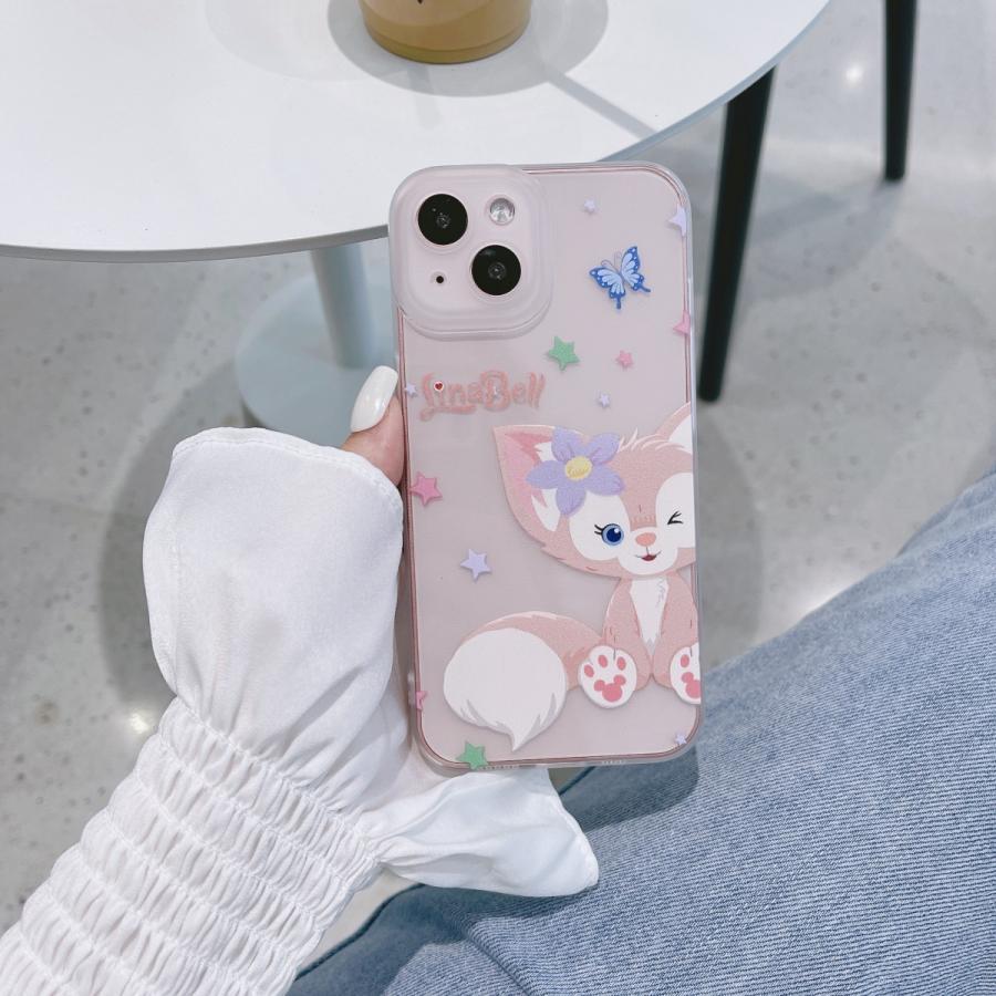 一部即納ダッフィーフレンズ 新しい仲間 リーナベル 透明 iPhone13 全
