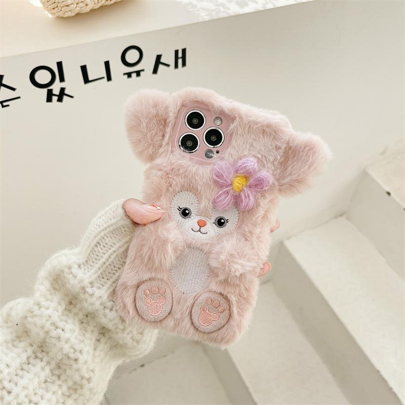 ダッフィーフレンズ リーナベル ふわふわ もこもこスマホケース アイフォンケース 携帯ケース 全機種対応iphone11iphone12 Iphone13 Y535 キュートハウス 通販 Yahoo ショッピング