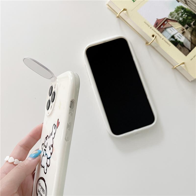イヌ カメラ保護 鏡ミラー 多機能 便利iphoneケースおしゃれスマホケースアイフォンケース 携帯ケース 全機種対応iphone11iphone12 Iphone13 Y590 キュートハウス 通販 Yahoo ショッピング