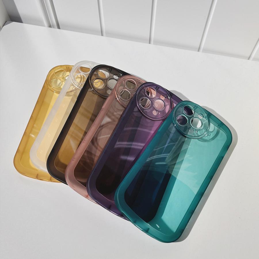 6色 シンプル クリア iPhoneケースおしゃれスマホケース爆買 携帯
