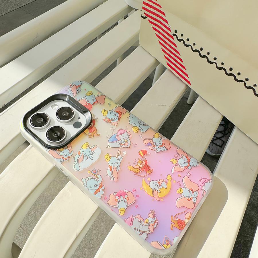 ダンボ ほんのりピンク グラデーションカラー スマートフォン 便利携帯