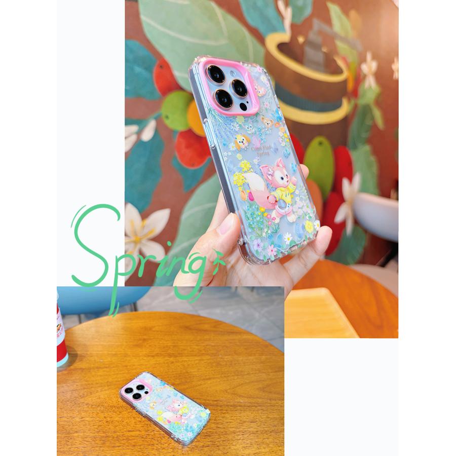 ダッフィー＆フレンズの カム・ファインド・スプリング春をみつけようiPhoneケーススマホケース携帯カバーアイフォンケース携帯ケースiPhone13/14/15｜cute-house｜05