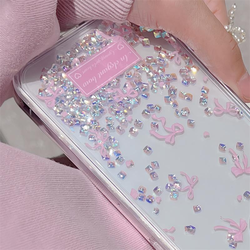 キラキラ 流砂 iPhoneケース クリアケース ラメ 宝石風 かわいい 耐衝撃 ビジュー流砂流れる宝石風キラキラスマホケース女子力透明クリアケース