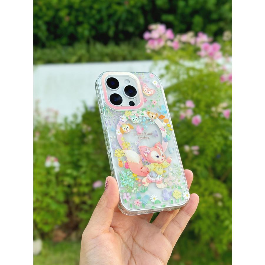 ダッフィーフレンズリーナベル春をみつけようiPhoneケーススマホケース