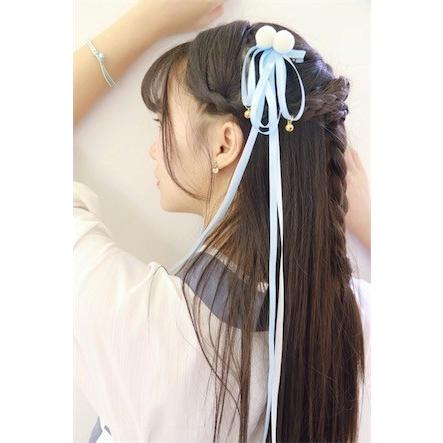 髪飾り物セット 唐装 漢服中国風ウェディングチャイナ古代宮廷風コスプレ中華服舞台撮影結婚式グッズ ヘアアクセサリー ダンス道具 鈴 リボン 5色二枚送料無料 Z1258 洋服通販店 通販 Yahoo ショッピング