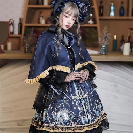 ロリータ風ワンピース ロリータ 可愛い ゴシック ロリータ服 ミディアム丈二枚送料無料 姫様 レディース 春夏秋 コスプレ 楽器 手芸 コレクション ハロウイン ミディアム丈二枚送料無料 日系女子中高生 ゴスロリ クラシカル Z2311 洋服通販店 ゴシック 豪華