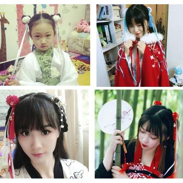 2枚送料無料髪飾り フリンジ 中国古典美人用 仙女系 チャイナ風 唐装漢服 コスプレ 舞台演出道具 イベント 学園祭 文化祭 写真撮影 ステージダンス Bb2495 通販屋 通販 Yahoo ショッピング