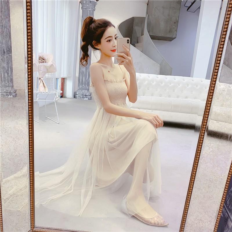 チュールワンピース 夏清純胸元ワンピー 2枚送料無料 着丈は2種類サンドレス パーティードレス膝丈ワンピーノースリブ キャミソール 2870 通販屋 通販 Yahoo ショッピング